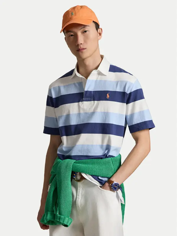 Polo Ralph Lauren Polo Ralph Lauren Polo Ssl Rug 710977587001 Plava Regular Fit