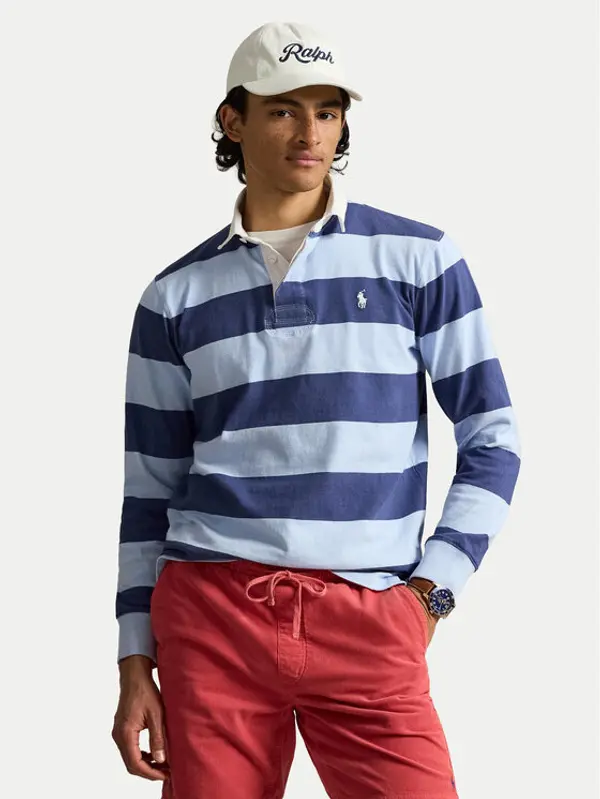 Polo Ralph Lauren Polo Ralph Lauren Polo The Iconic Rugby 710717116032 Plava Regular Fit
