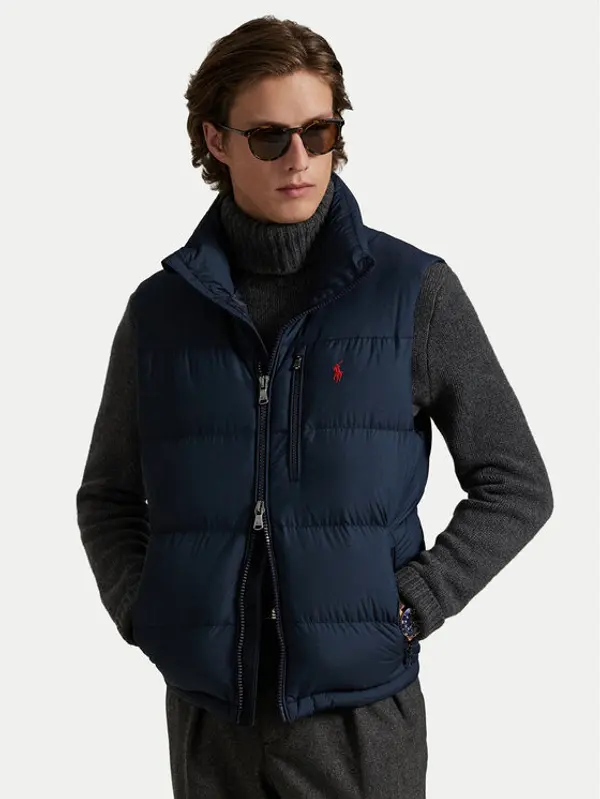 Polo Ralph Lauren Polo Ralph Lauren Prsluk 710968283002 Tamnoplava Regular Fit