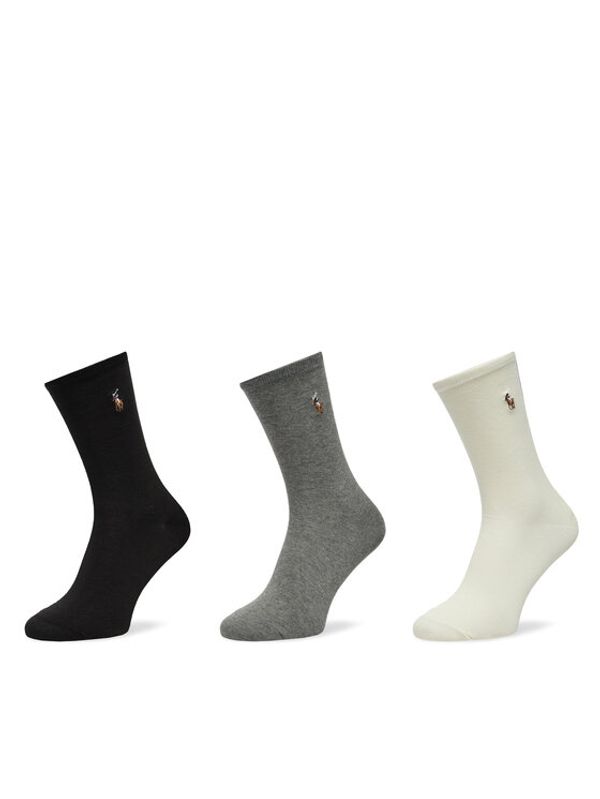 Polo Ralph Lauren Polo Ralph Lauren Set od 3 pari ženskih visokih čarapa 455955241001 Šarena