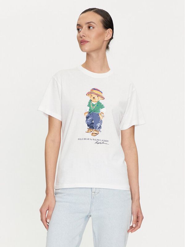 Polo Ralph Lauren Polo Ralph Lauren T-shirt 211935615001 Bijela Regular Fit