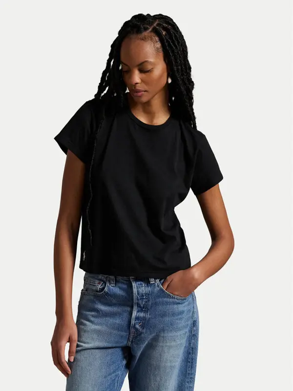 Polo Ralph Lauren Polo Ralph Lauren T-shirt 211967102002 Crna Classic Fit