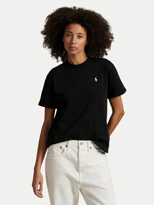 Polo Ralph Lauren Polo Ralph Lauren T-shirt 211967104002 Crna Relaxed Fit