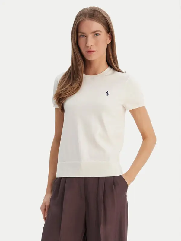 Polo Ralph Lauren Polo Ralph Lauren T-shirt 211971872003 Écru Slim Fit