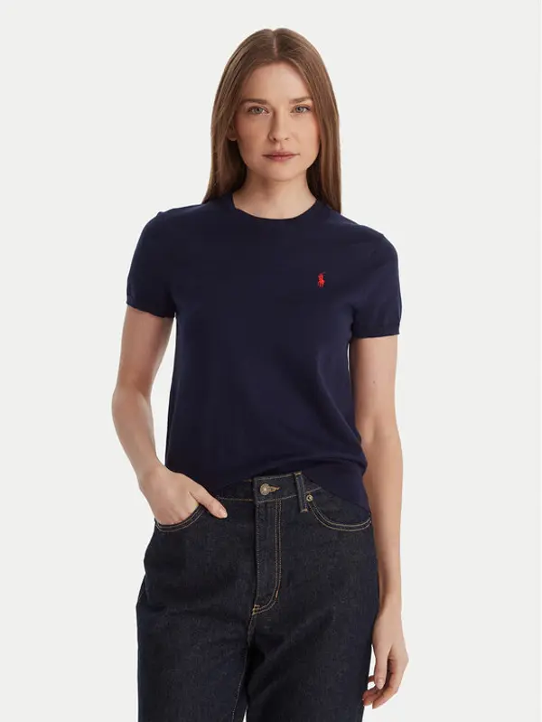 Polo Ralph Lauren Polo Ralph Lauren T-shirt 211971872004 Tamnoplava Slim Fit