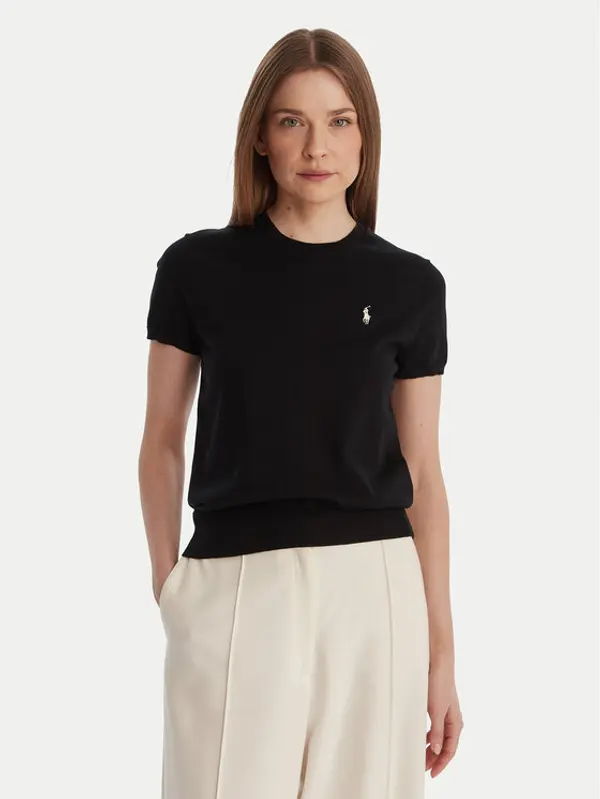 Polo Ralph Lauren Polo Ralph Lauren T-shirt 211971872005 Crna Slim Fit
