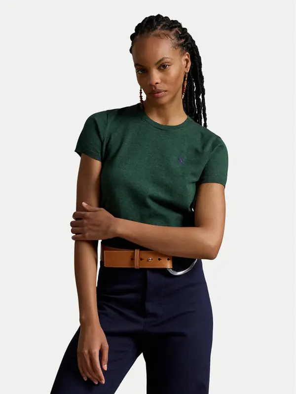 Polo Ralph Lauren Polo Ralph Lauren T-shirt 211971872508 Zelena Regular Fit