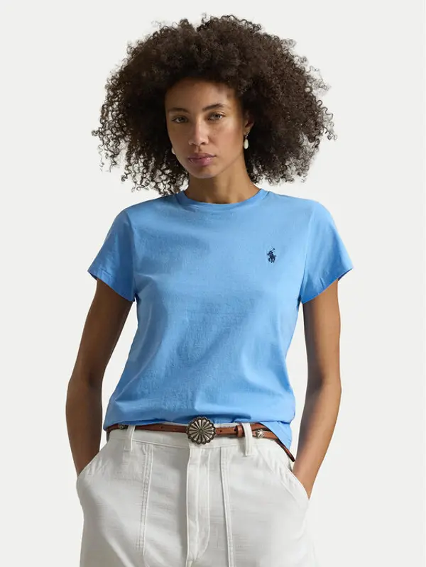 Polo Ralph Lauren Polo Ralph Lauren T-shirt 211B14605005 Svijetloplava Classic Fit