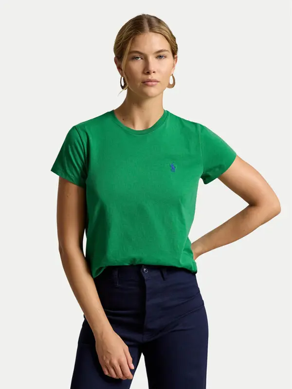 Polo Ralph Lauren Polo Ralph Lauren T-shirt 211B14605022 Tamno zelena Classic Fit
