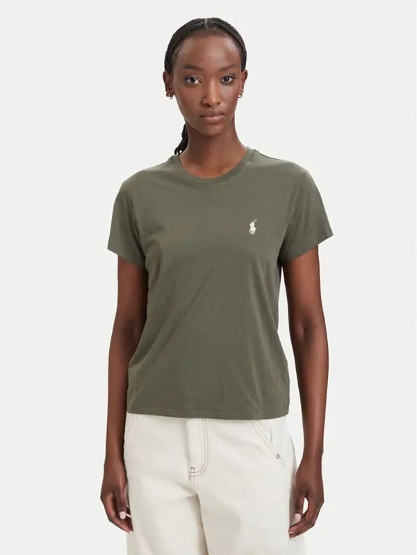 Polo Ralph Lauren Polo Ralph Lauren T-shirt 211B14605023 Zelena Regular Fit