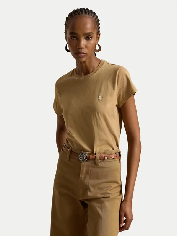 Polo Ralph Lauren Polo Ralph Lauren T-shirt 211B14605026 Bež Regular Fit