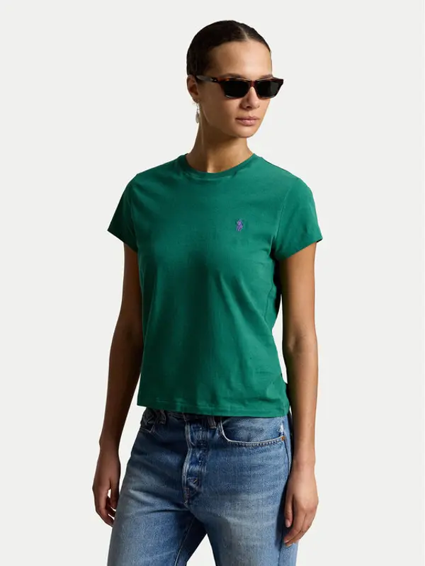 Polo Ralph Lauren Polo Ralph Lauren T-shirt 211B14605027 Zelena Regular Fit