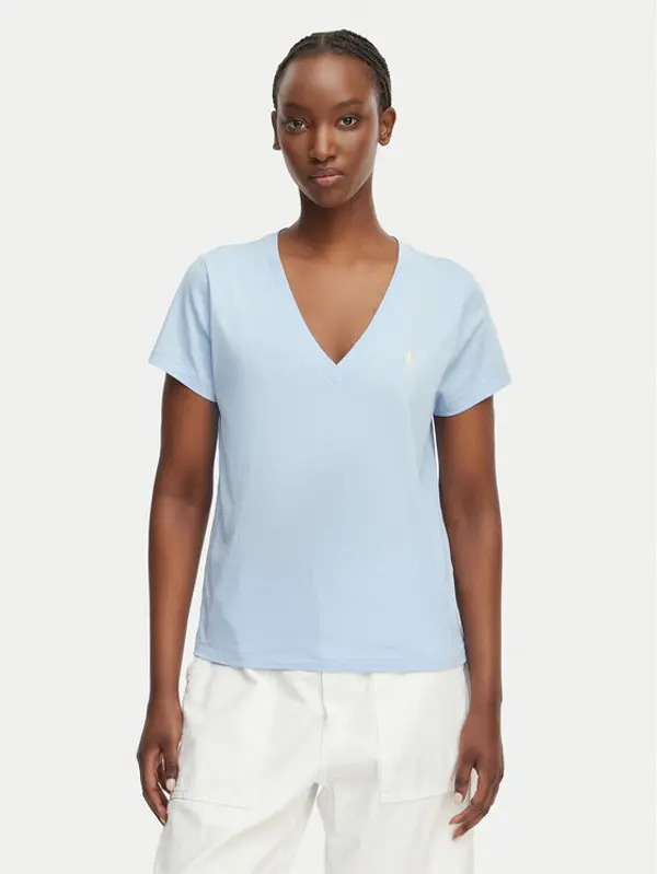 Polo Ralph Lauren Polo Ralph Lauren T-shirt 211B14611001 Svijetlo plava Straight Fit