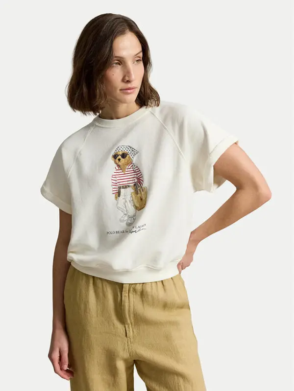 Polo Ralph Lauren Polo Ralph Lauren T-shirt 211B20069001 Bijela Relaxed Fit