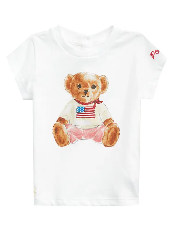 Polo Ralph Lauren Polo Ralph Lauren T-shirt 310844732001 Bijela Regular Fit