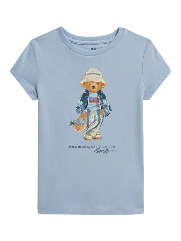 Polo Ralph Lauren Polo Ralph Lauren T-shirt 312A11759001 Svijetloplava Regular Fit