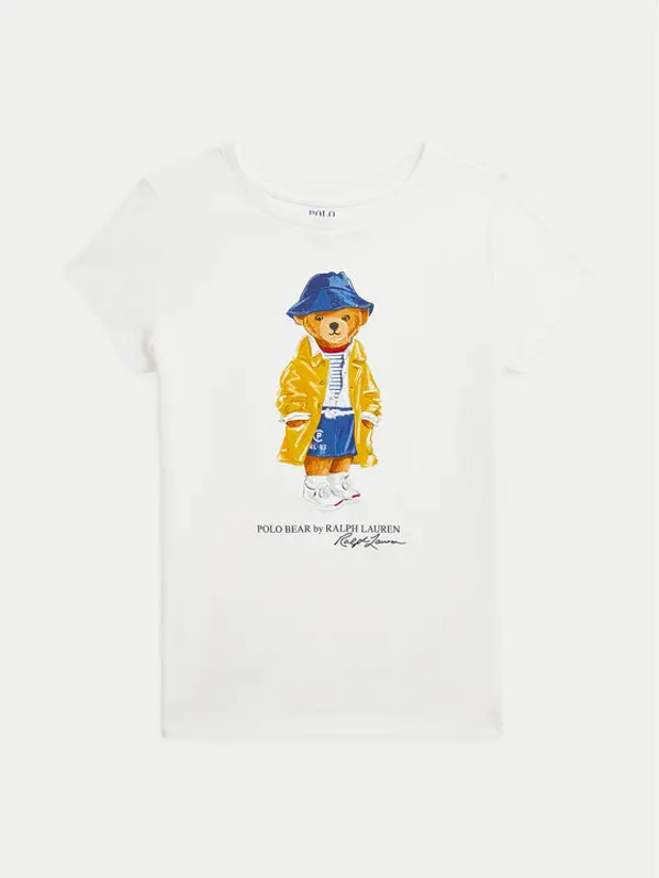 Polo Ralph Lauren Polo Ralph Lauren T-shirt 313957377001 Bijela Regular Fit