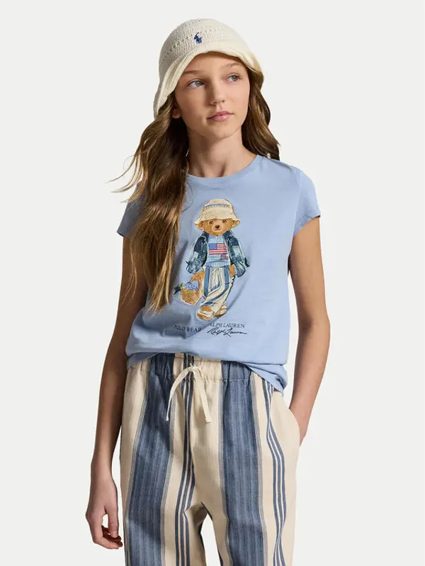 Polo Ralph Lauren Polo Ralph Lauren T-shirt 313A11759002 Svijetloplava Regular Fit