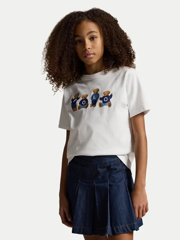 Polo Ralph Lauren Polo Ralph Lauren T-shirt 313A11851001 Bijela Regular Fit