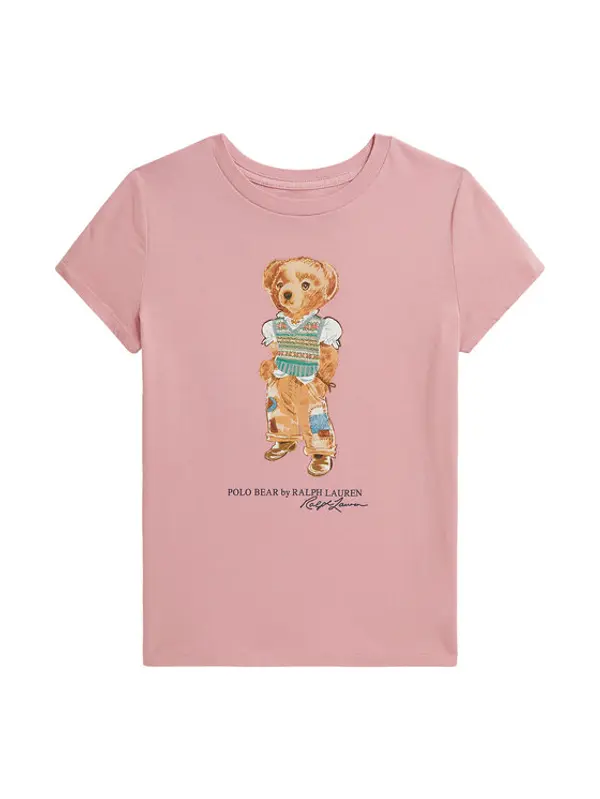 Polo Ralph Lauren Polo Ralph Lauren T-shirt 313B20033001 Svijetlo roza Regular Fit