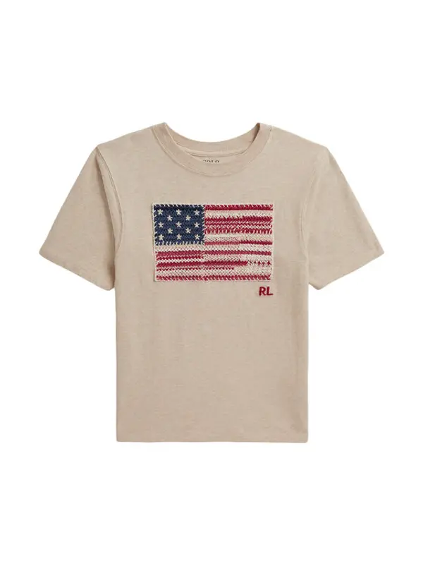 Polo Ralph Lauren Polo Ralph Lauren T-shirt 313B20043001 Bež Regular Fit