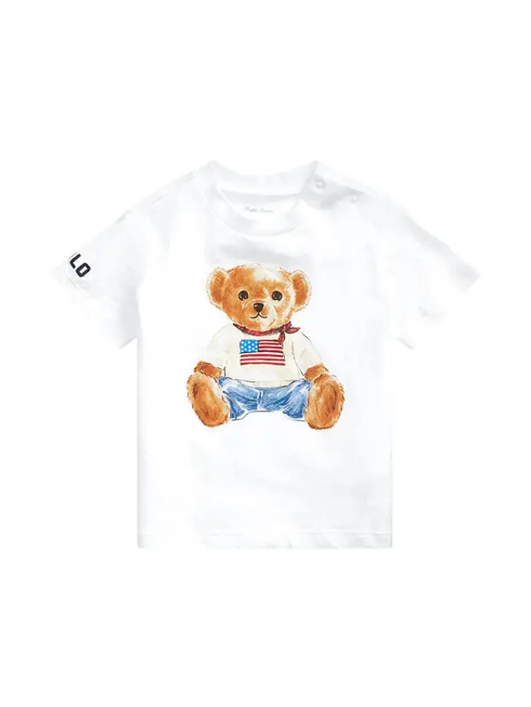 Polo Ralph Lauren Polo Ralph Lauren T-shirt 320844731001 Bijela Regular Fit