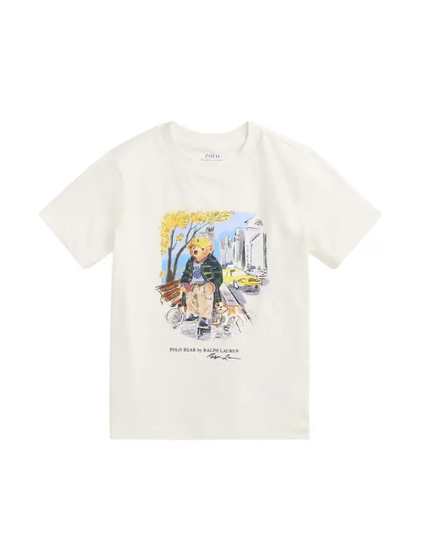 Polo Ralph Lauren Polo Ralph Lauren T-shirt 322979493001 Écru Regular Fit