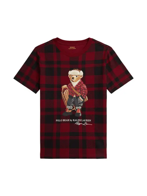Polo Ralph Lauren Polo Ralph Lauren T-shirt 322981259001 Tamnocrvena Regular Fit