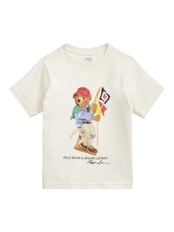 Polo Ralph Lauren Polo Ralph Lauren T-shirt 322A12428002 Écru Regular Fit