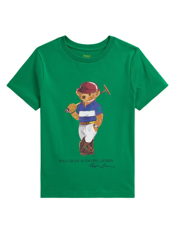 Polo Ralph Lauren Polo Ralph Lauren T-shirt 322A96607001 Zelena Regular Fit
