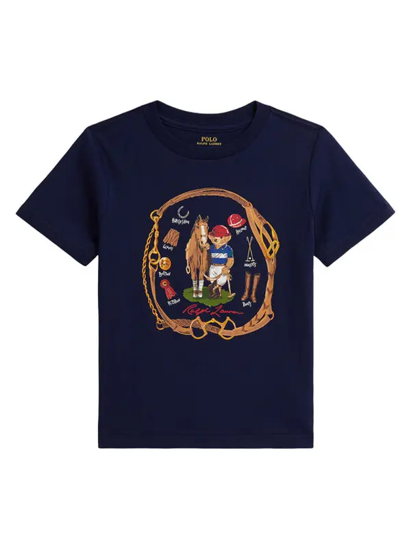 Polo Ralph Lauren Polo Ralph Lauren T-shirt 322A96608001 Tamnoplava Regular Fit