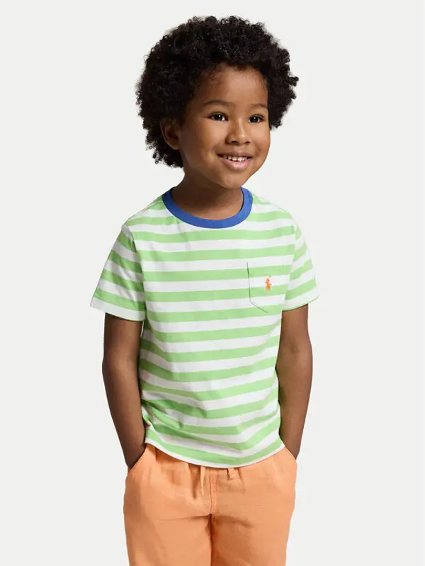 Polo Ralph Lauren Polo Ralph Lauren T-shirt 322B13586002 Zelena Regular Fit