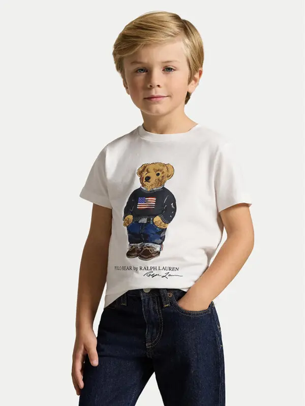 Polo Ralph Lauren Polo Ralph Lauren T-shirt 322P00508001 Bijela Regular Fit
