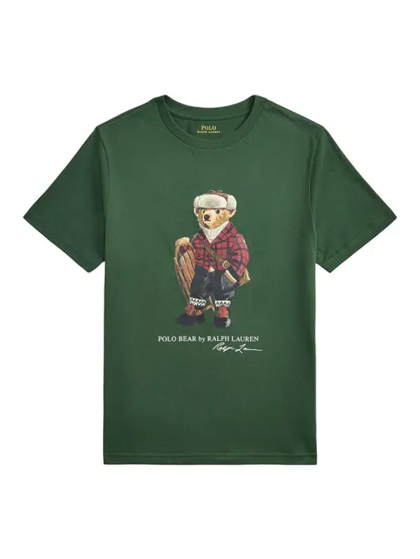 Polo Ralph Lauren Polo Ralph Lauren T-shirt 323981260002 Zelena Regular Fit