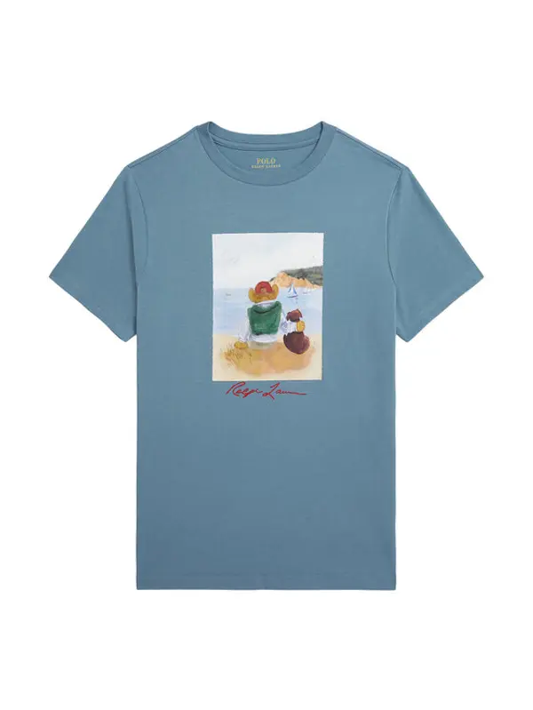 Polo Ralph Lauren Polo Ralph Lauren T-shirt 323A12424001 Plava Regular Fit