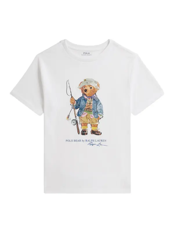 Polo Ralph Lauren Polo Ralph Lauren T-shirt 323B18890002 Bijela Regular Fit