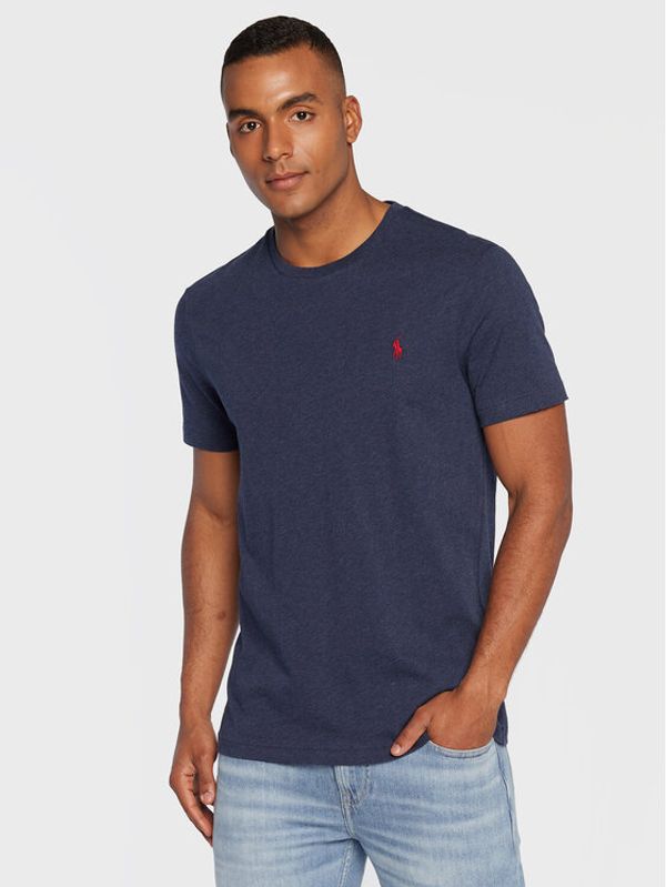 Polo Ralph Lauren Polo Ralph Lauren T-shirt 710671438282 Tamnoplava Slim Fit