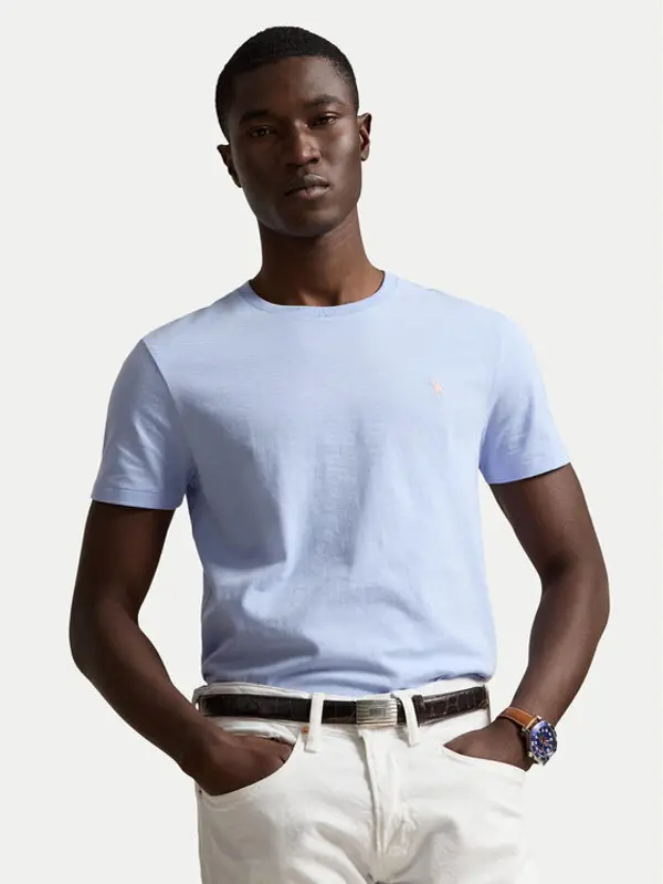 Polo Ralph Lauren Polo Ralph Lauren T-shirt 710671438528 Svijetlo plava Regular Fit