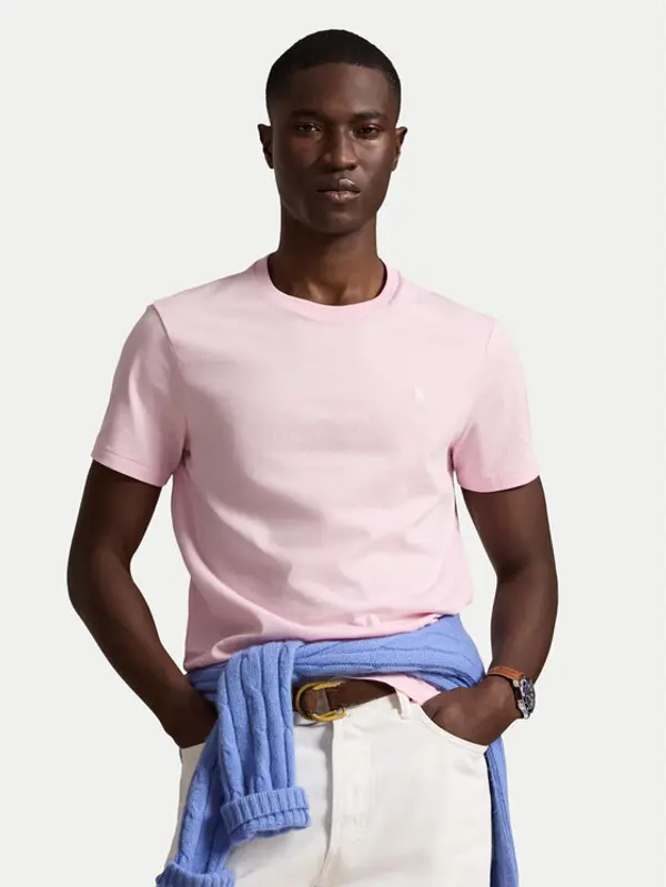 Polo Ralph Lauren Polo Ralph Lauren T-shirt 710671438530 Svijetlo roza Regular Fit