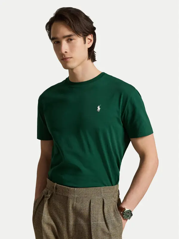 Polo Ralph Lauren Polo Ralph Lauren T-shirt 710671438531 Zelena Regular Fit
