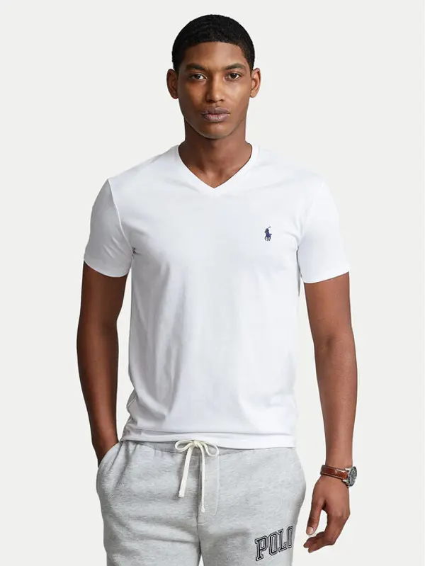 Polo Ralph Lauren Polo Ralph Lauren T-shirt 710671453008 Bijela Custom Slim Fit