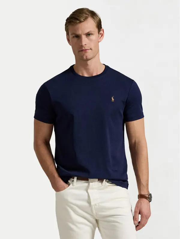 Polo Ralph Lauren Polo Ralph Lauren T-shirt 710740727 Tamnoplava Slim Fit