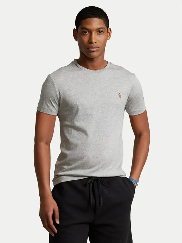Polo Ralph Lauren Polo Ralph Lauren T-shirt 710740727012 Siva Slim Fit