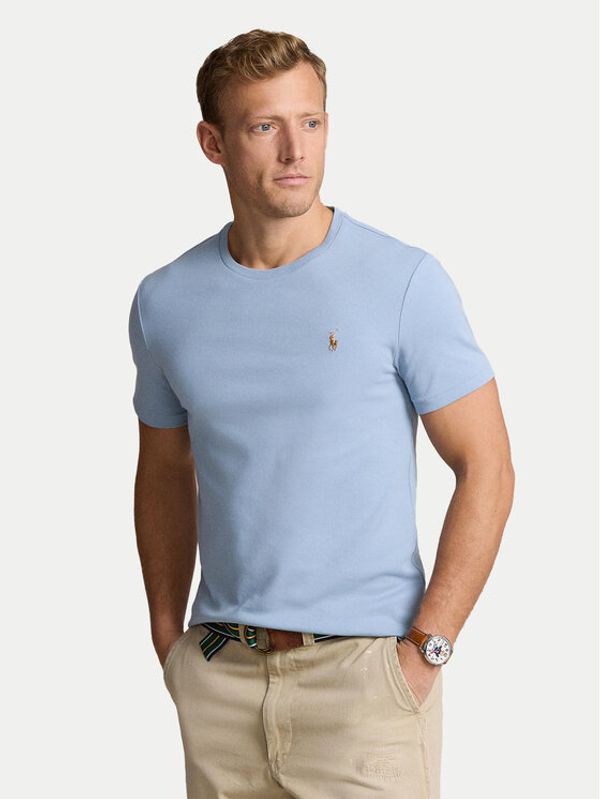 Polo Ralph Lauren Polo Ralph Lauren T-shirt 710740727080 Svijetloplava Slim Fit
