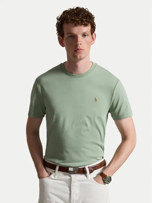 Polo Ralph Lauren Polo Ralph Lauren T-shirt 710740727505 Svijetlo zelena Regular Fit