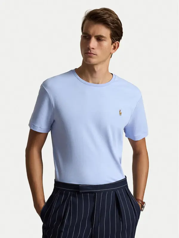 Polo Ralph Lauren Polo Ralph Lauren T-shirt 710740727506 Svijetlo plava Regular Fit
