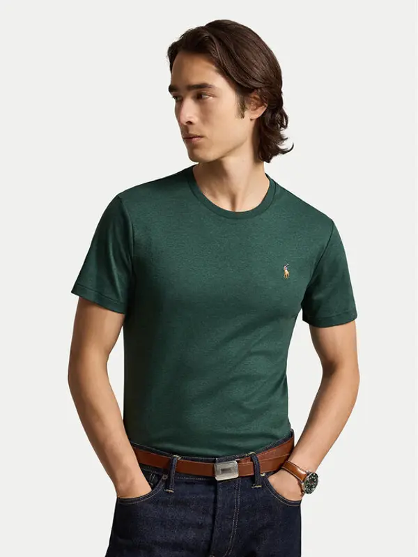 Polo Ralph Lauren Polo Ralph Lauren T-shirt 710740727510 Zelena Regular Fit