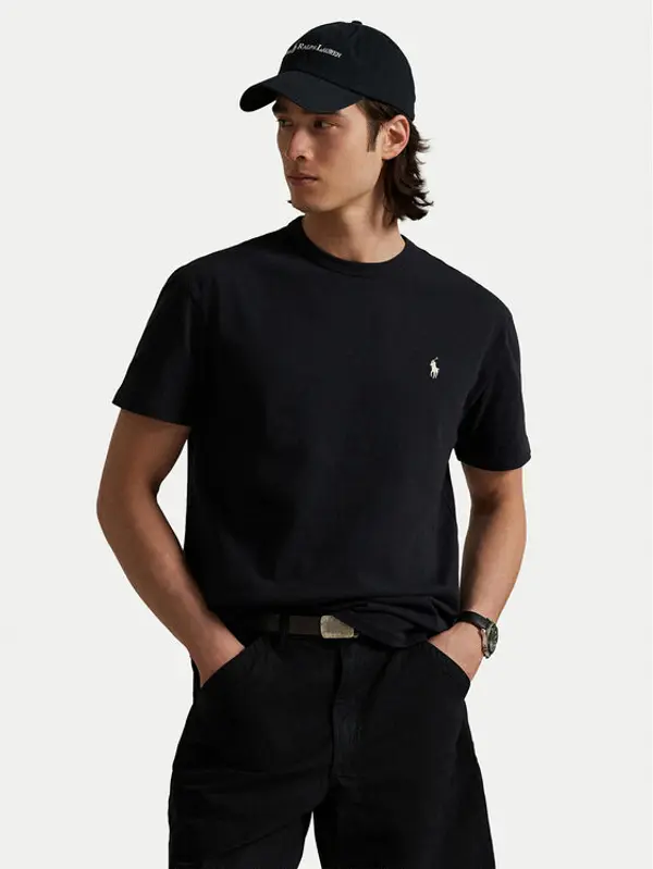 Polo Ralph Lauren Polo Ralph Lauren T-shirt 710916698024 Crna Regular Fit