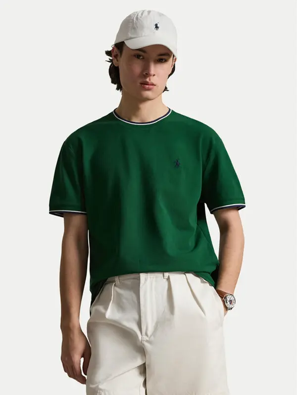 Polo Ralph Lauren Polo Ralph Lauren T-shirt 710963492502 Zelena Regular Fit