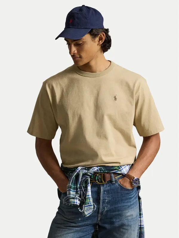 Polo Ralph Lauren Polo Ralph Lauren T-shirt 710A12979002 Bež Regular Fit